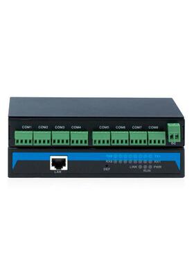 三旺NP308T-8DI 8口串口服务器 RS485/422串口转以太网网口