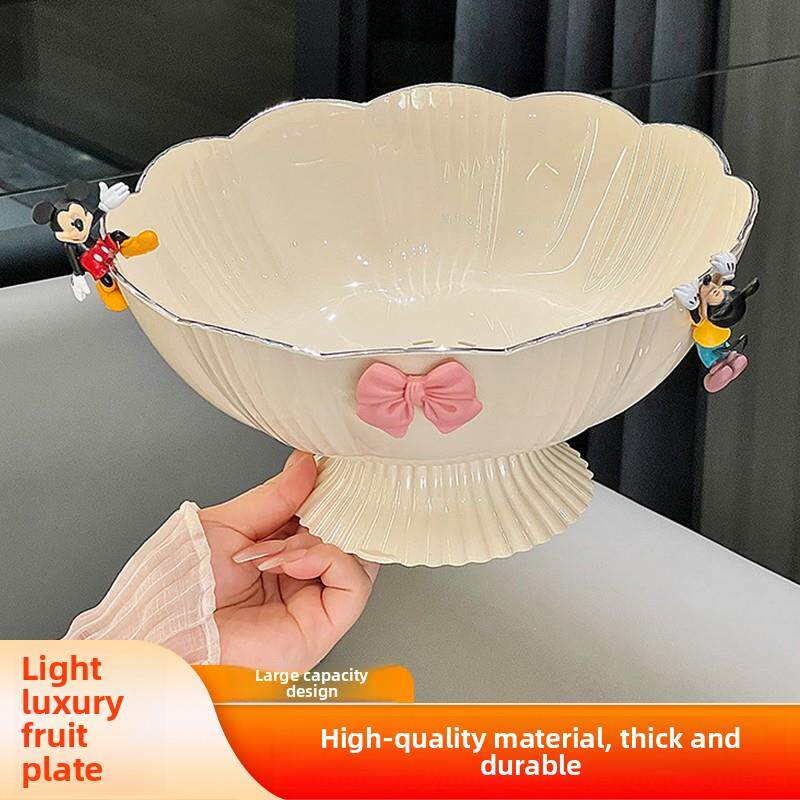 排水水果盘客厅家庭茶几2025新型高端无障碍豪华糖果盘前台小吃展