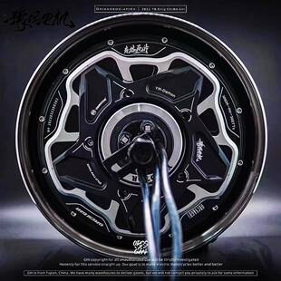 豫玛电机TTS六代小牛九号10/12寸1500W 2000W 3000WP瓦片碟刹电机