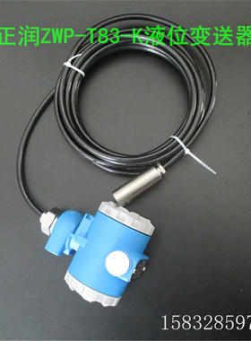 河北正润ZWP-T83-K电容式液位传感器投入式变送器 4-20ma油位水位