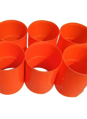 mpp电力管接头50-315电力管直接橙色直通cpvc管玻璃钢管pe管接头