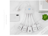 纯铜插排多功能插座USB转换器排插带线家用地拖插座