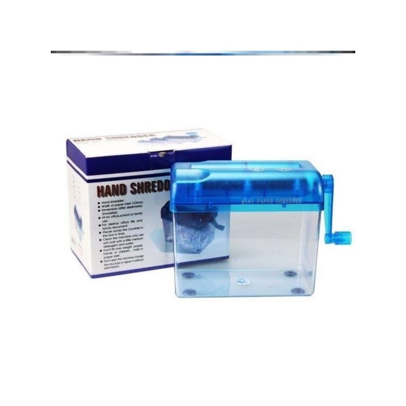 手动碎纸机6迷你家用手摇碎纸机小型办公用碎纸机桌面条状碎纸机