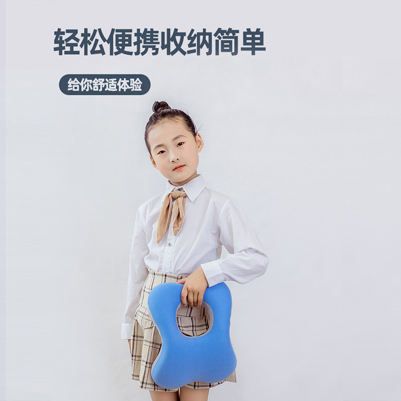 午睡枕小学生趴睡枕午休枕桌面睡觉抱枕可折叠便携小孩午睡神器w