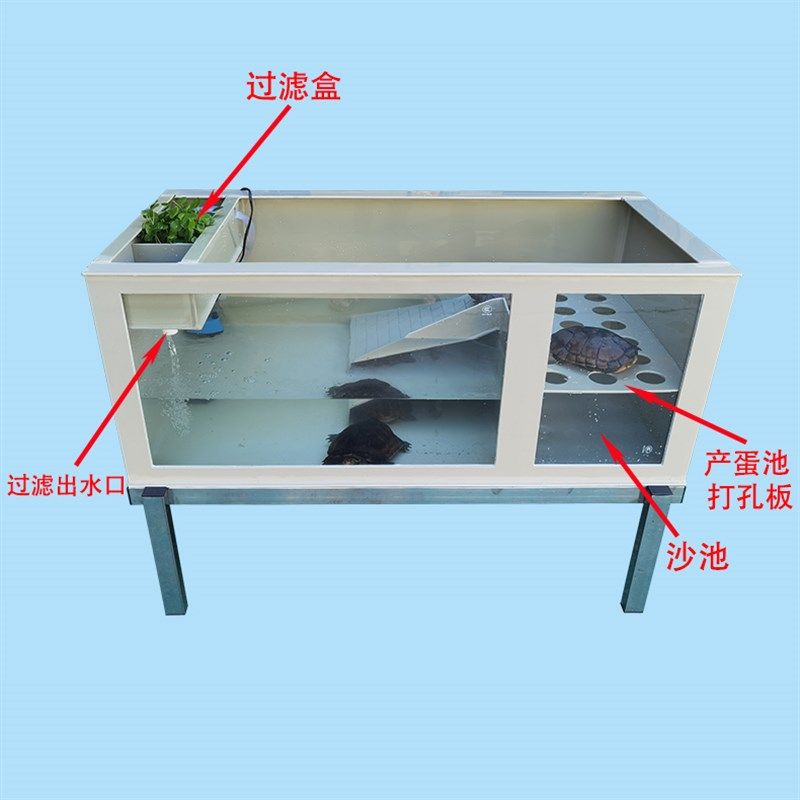 母陆龟乌龟产蛋箱产蛋池台盒饲养缸带晒台爬台带过滤沙池小中大型,宠物/宠物食品及用品,桌面缸,淘宝优惠券,粉丝福利购,淘宝优惠卷
