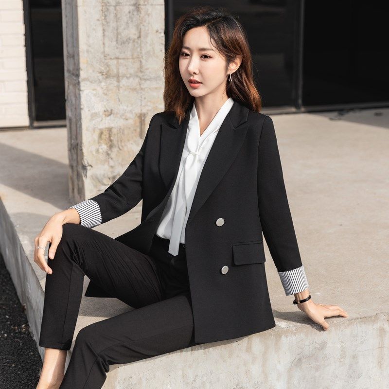 小西装外套女2024新款春秋黑色职业正装套装小个子高级感休闲西服,女装/女士精品,西装,淘宝优惠券,粉丝福利购,淘宝优惠卷