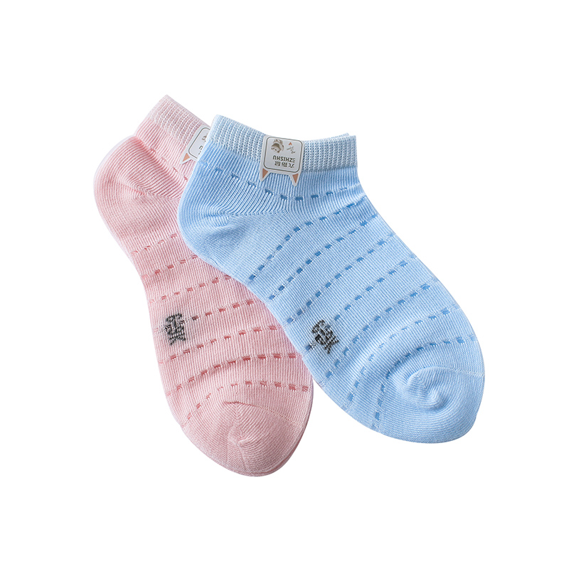 六指鼠男童女童婴儿宝宝儿童袜子网眼袜纯棉春秋冬季厚白色中筒袜