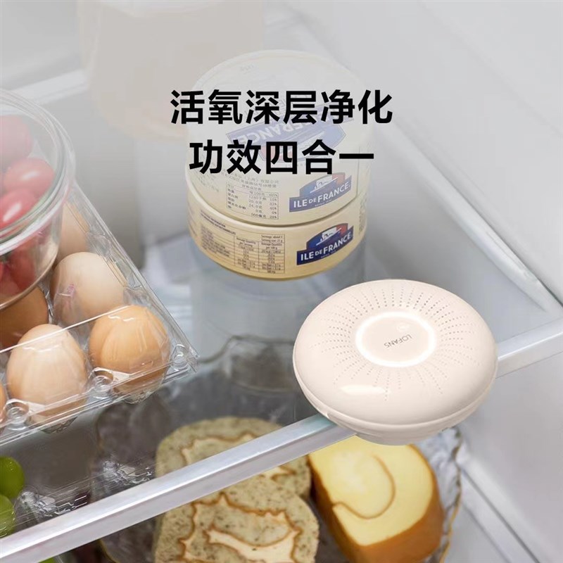 冰箱除味器臭氧杀菌消毒除臭除味剂保鲜神器朗菲除异味净化卫士