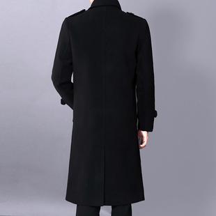 形象岗冬季 加厚毛呢 大衣安保酒店工作服样品屋展示中心礼宾服长版