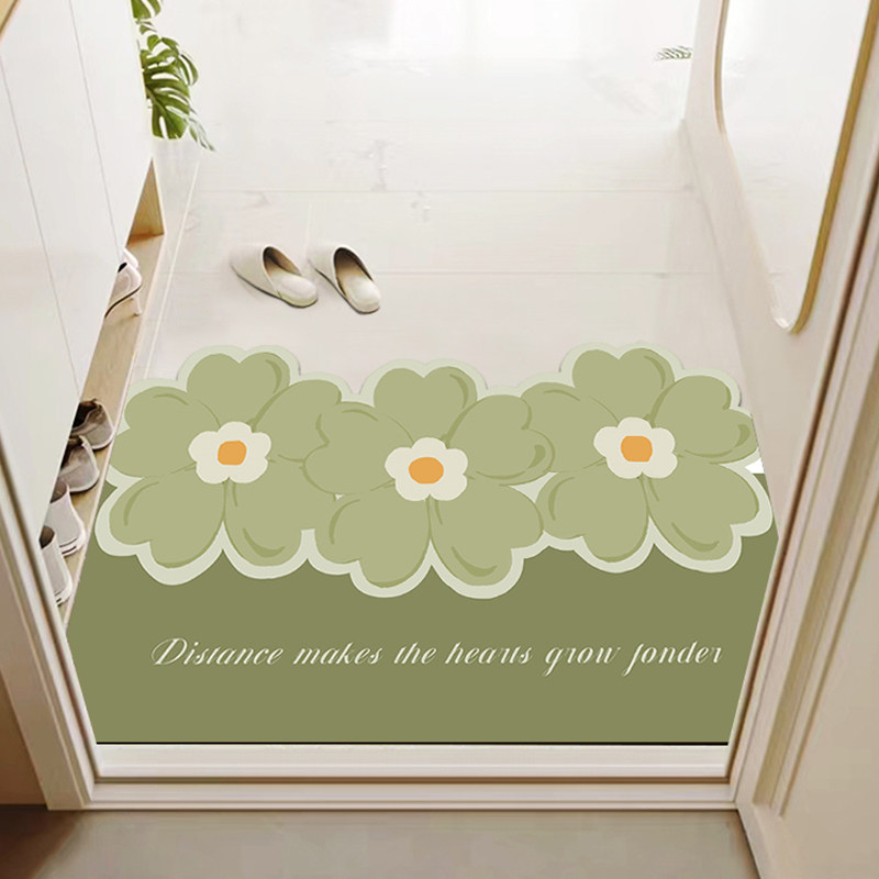 小清新入户门地垫pvc可擦免洗耐脏地毯门垫进门门口可裁剪脚垫子,居家布艺,入户地垫,淘宝优惠券,粉丝福利购,淘宝优惠卷