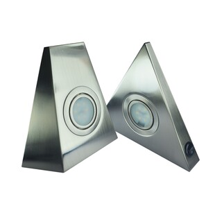 明大橱柜灯led柜底灯带开关三角衣柜灯明装超薄厨房吊柜底板灯