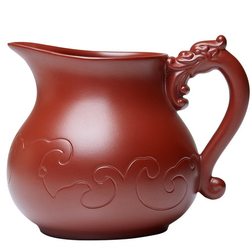 宜兴紫砂公道杯功夫茶具配件大红袍茶海陶瓷分茶器公道杯茶漏套装