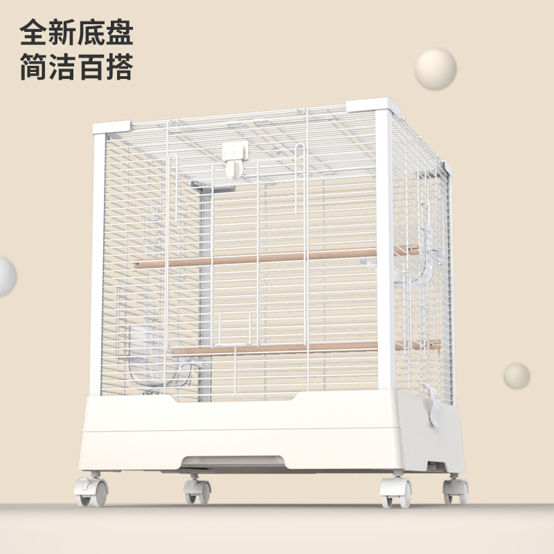 优嗖豪华别墅大号鸟笼虎皮牡丹玄凤鹦鹉笼子方形立柱繁殖笼新款