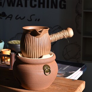 围炉煮茶壶罐罐奶茶煮茶器家用碳火煮茶温茶侧把壶电陶炉煮咖啡壶