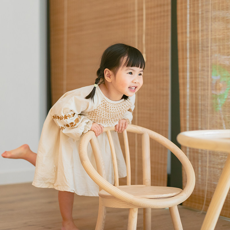 儿童小圈椅环保纯实木小凳子结实靠背北欧日式可爱1岁上大人可坐,住宅家具,儿童学习椅,淘宝优惠券,粉丝福利购,淘宝优惠卷