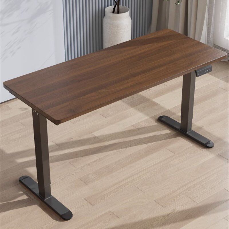 智能电动升降架子桌办公电脑桌学习桌实木书桌电动升降桌腿配件