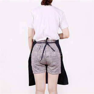 劳动布蓝布围裙 成人无袖劳保工厂围腰 男女防污清洁工作服