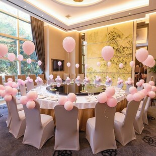 生日宴同学会包间气球布置成人礼男士女神餐厅背景墙装饰定制套餐