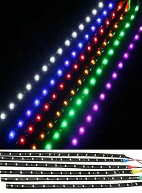 3528 1210贴片LED软灯条30CM-15SMD汽车灯条12V灌胶密封2835灯带