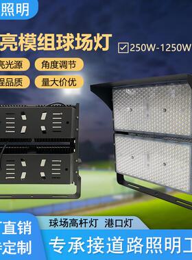 户外高杆灯球场灯500W隧道灯led大功率1000W模组投光灯厂家