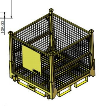 厂家直销可折叠可堆垛汽配专用铁框 重型金属框 汽配零部件仓储笼,模玩/动漫/周边/娃圈三坑/桌游,文化/体育周边,淘宝优惠券,粉丝福利购,淘宝优惠卷