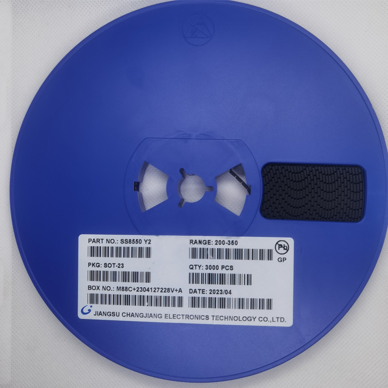 贴片芯片三极管S8050/J3Y/S8550/2TY高频放大NPN PNP晶体电子管