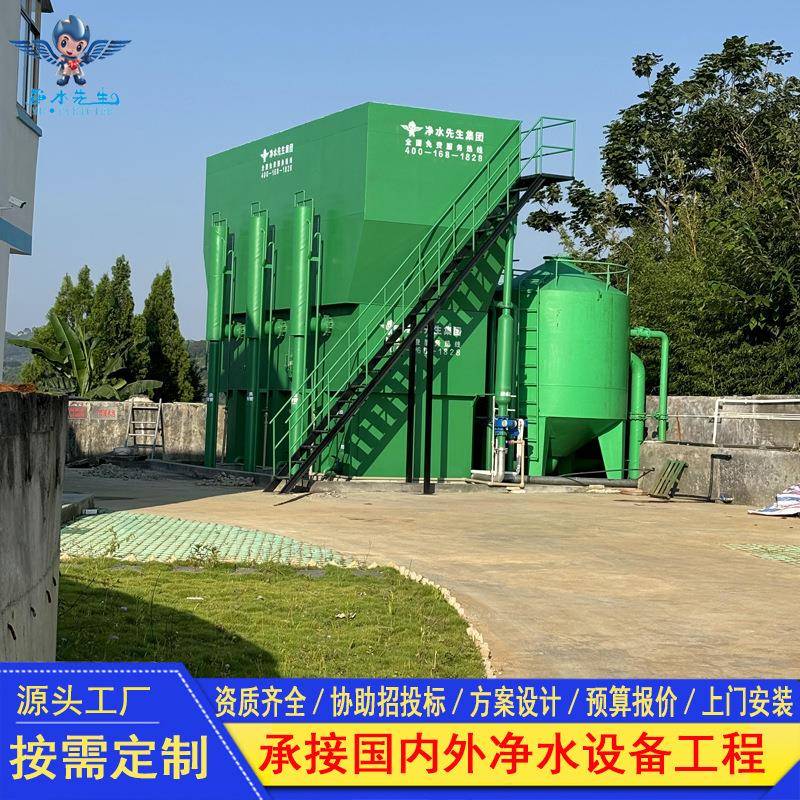 大型自动化矿泉水厂一体化净水设备无电自动反洗山泉水过滤设备