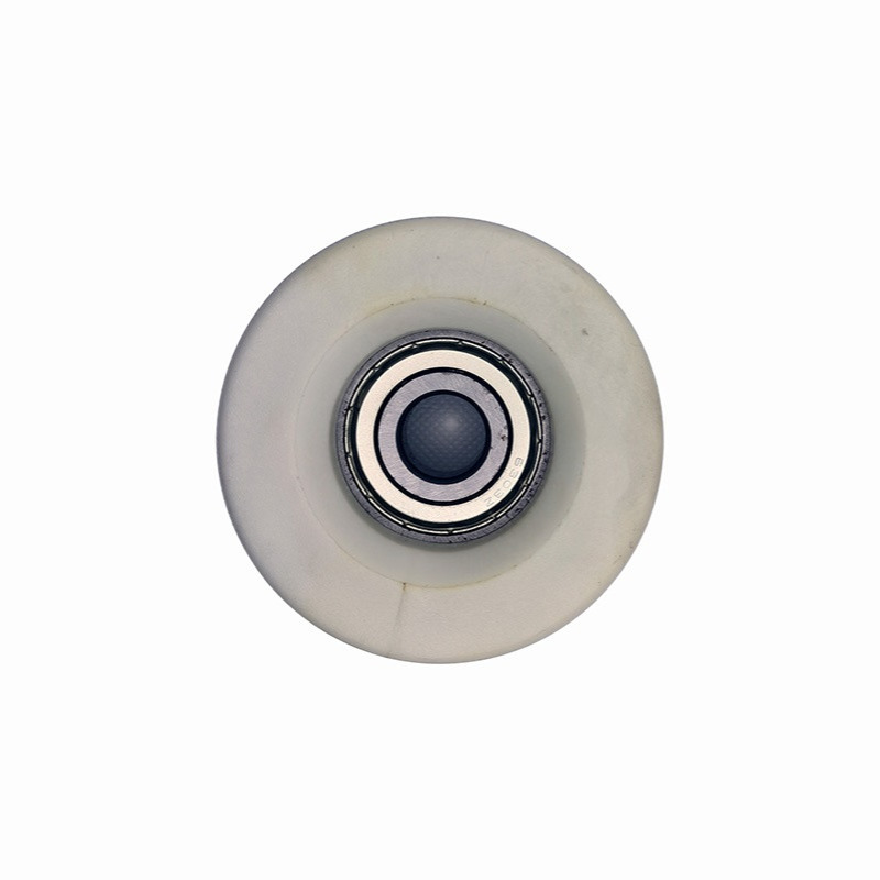 63032轴承U槽尼龙滑轮注塑机推拉门导向轮塑料移门滑轮脚轮