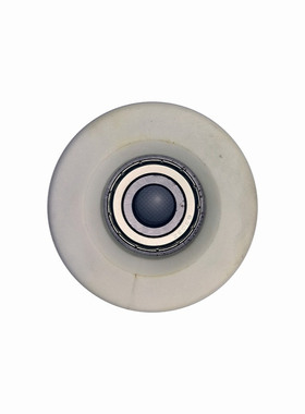 63032轴承U槽尼龙滑轮注塑机推拉门导向轮塑料移门滑轮脚轮