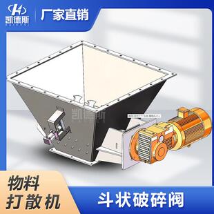 破碎阀滤饼打散打散机破碎阀制定食品添加剂块料破碎器 斗式