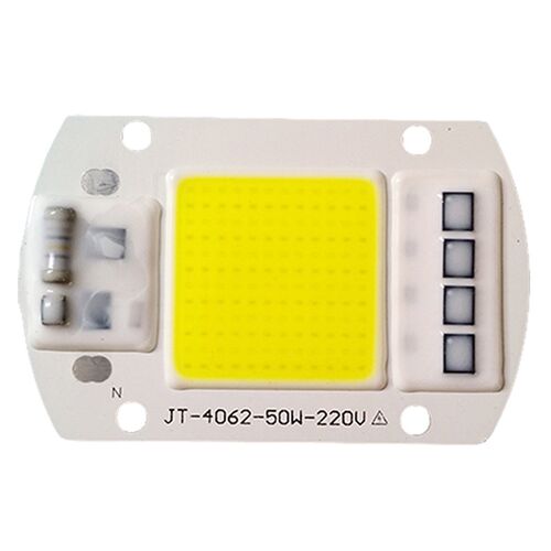 220Va免驱动50W集成led灯珠灯片20W30W路灯射灯投光灯泡灯芯光源