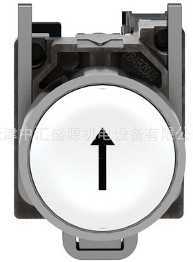 XB4BA3341白色按钮1NO功能符号ZB4BZ101+ZB4BA334平头按钮