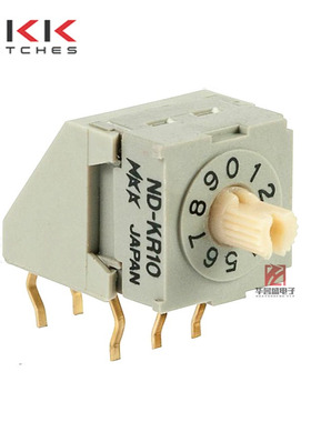 日本NKK NDKR10H ND-KR10H 8mm密封处理的DIP旋转开关