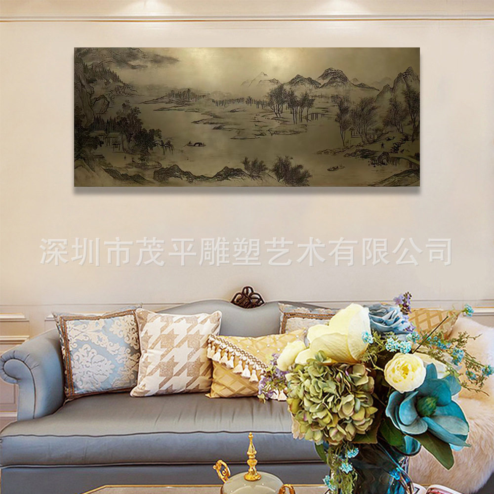 不锈钢壁饰墙面艺术现代墙面装饰金属艺术创意壁饰3D墙饰金属画