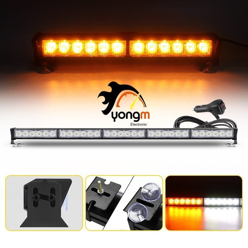 车载LED杠灯5节通用挡风玻璃吸盘爆闪开道警示灯反远光频闪铲子灯,家庭/个人清洁工具,厨卫防水贴/条,淘宝优惠券,粉丝福利购,淘宝优惠卷