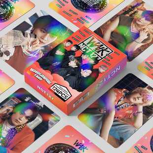 现货124张镭射卡NCT127专辑闪卡ins粉丝应援照片卡双面LOMO卡