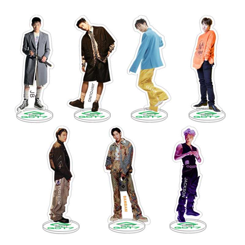 GOT7立牌新专辑GOT7周边JACKSON 明星立牌双面人形亚克力站牌摆件
