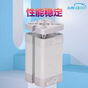 ADNGF50/63/80/100带挡板三杆薄型气缸带导向抗扭转紧凑型气缸