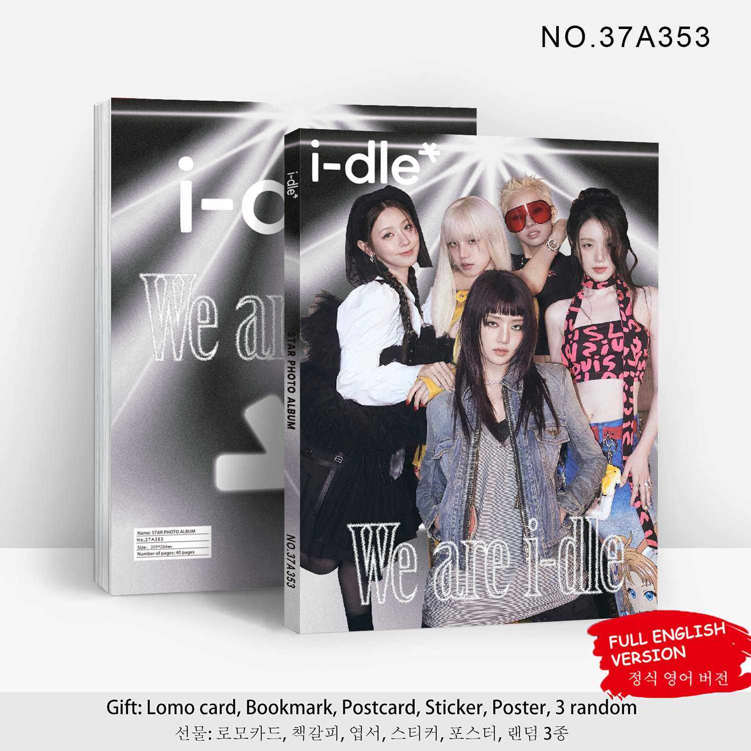 现货80p明星画册GIDLE珍藏画本IDLE新专We are idle写真集赠礼品