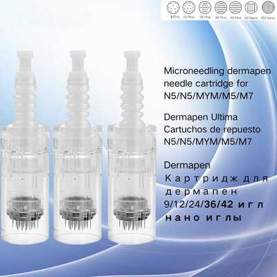 Dermapen N2 M5 M7 Microneedling Needle Cartridge 12/36pin