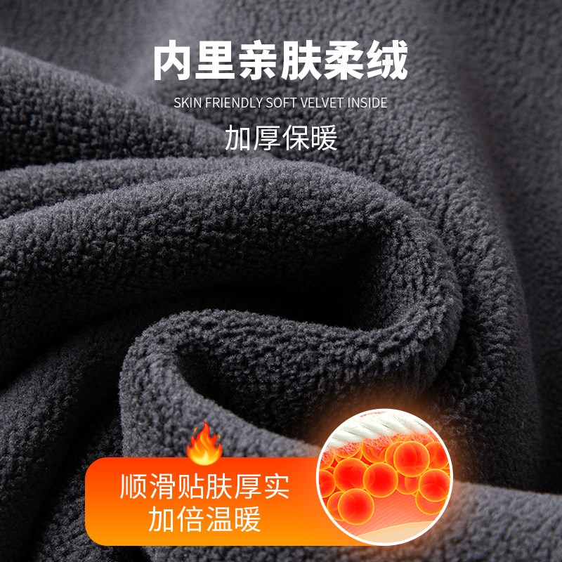 爸爸装秋冬季裤子男2024新款中C老年人加绒保暖长裤中年男士休闲