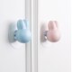 可爱卡通彩色小兔子n拉手儿童房衣柜门柜子抽屉陶瓷把手女孩免打