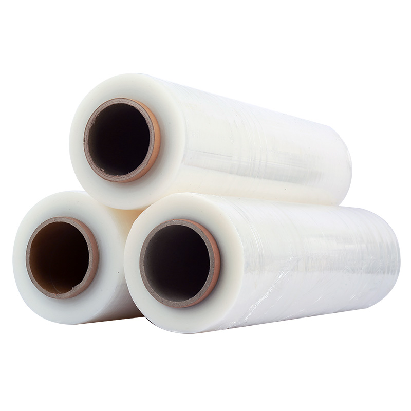 PE缠绕膜打包膜50cm宽拉伸膜工D业保鲜膜托盘包装膜围膜塑料保护