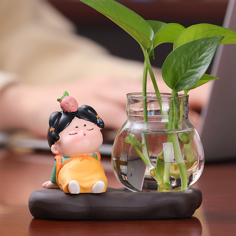 新中式可爱唐仕女家居摆u件客厅电视柜书房办公室桌面系小摆设