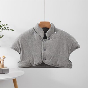 护肩专用男士 秋冬睡觉保暖晚上肩部防寒I小背心纯棉加厚护颈椎坎