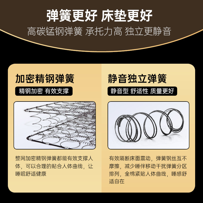 席梦思弹b簧床垫软垫家用椰棕1.5m乳胶酒店经济型租房专用定制厚