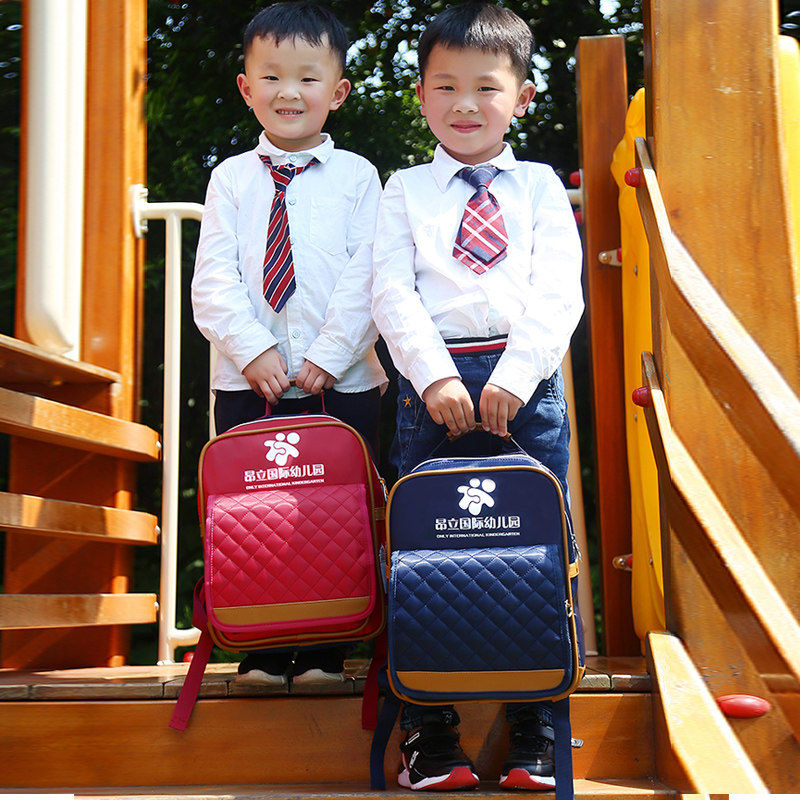 幼儿园书包定做印字培训班广告宣传时尚超轻4-6岁幼T童印LOGO定制