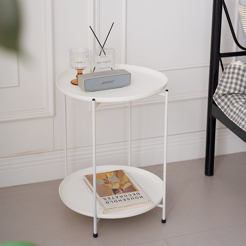 小茶几可移动卧室床头小推车x美观的小桌子沙发旁边的小茶台零食