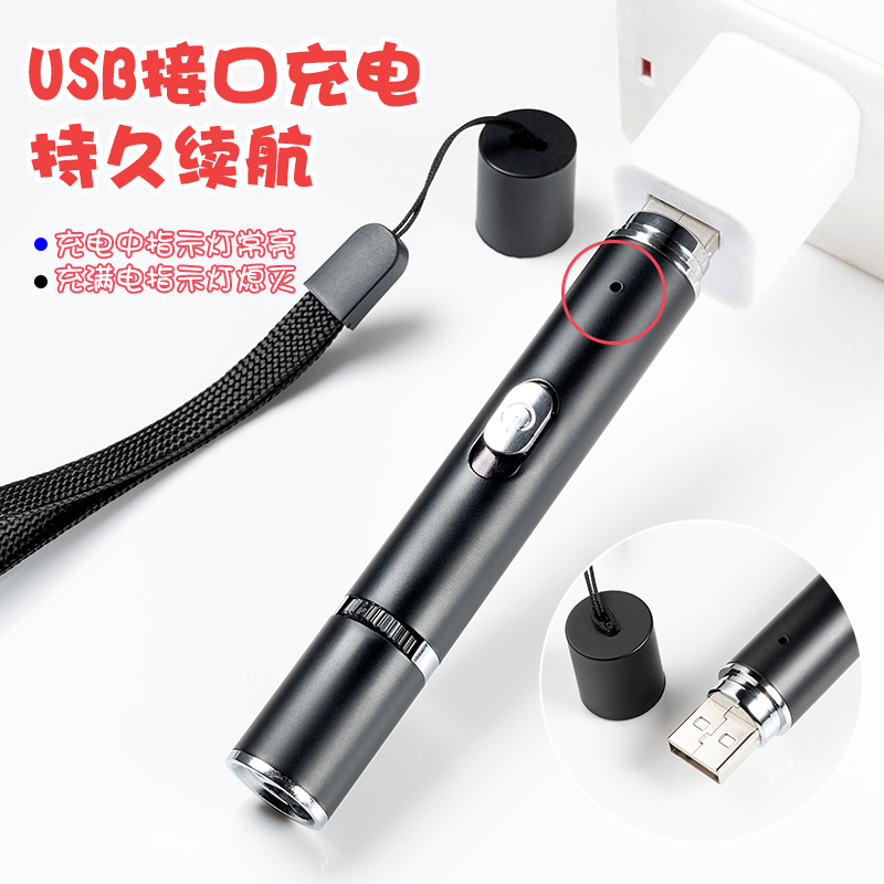 激光笔逗猫棒伍德氏紫光猫藓检测红外线手电镭射灯激光灯极光机光