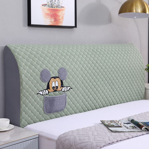 牀头套罩2023新款全包高档可拆洗E夹棉加厚万能防撞木皮牀靠背罩